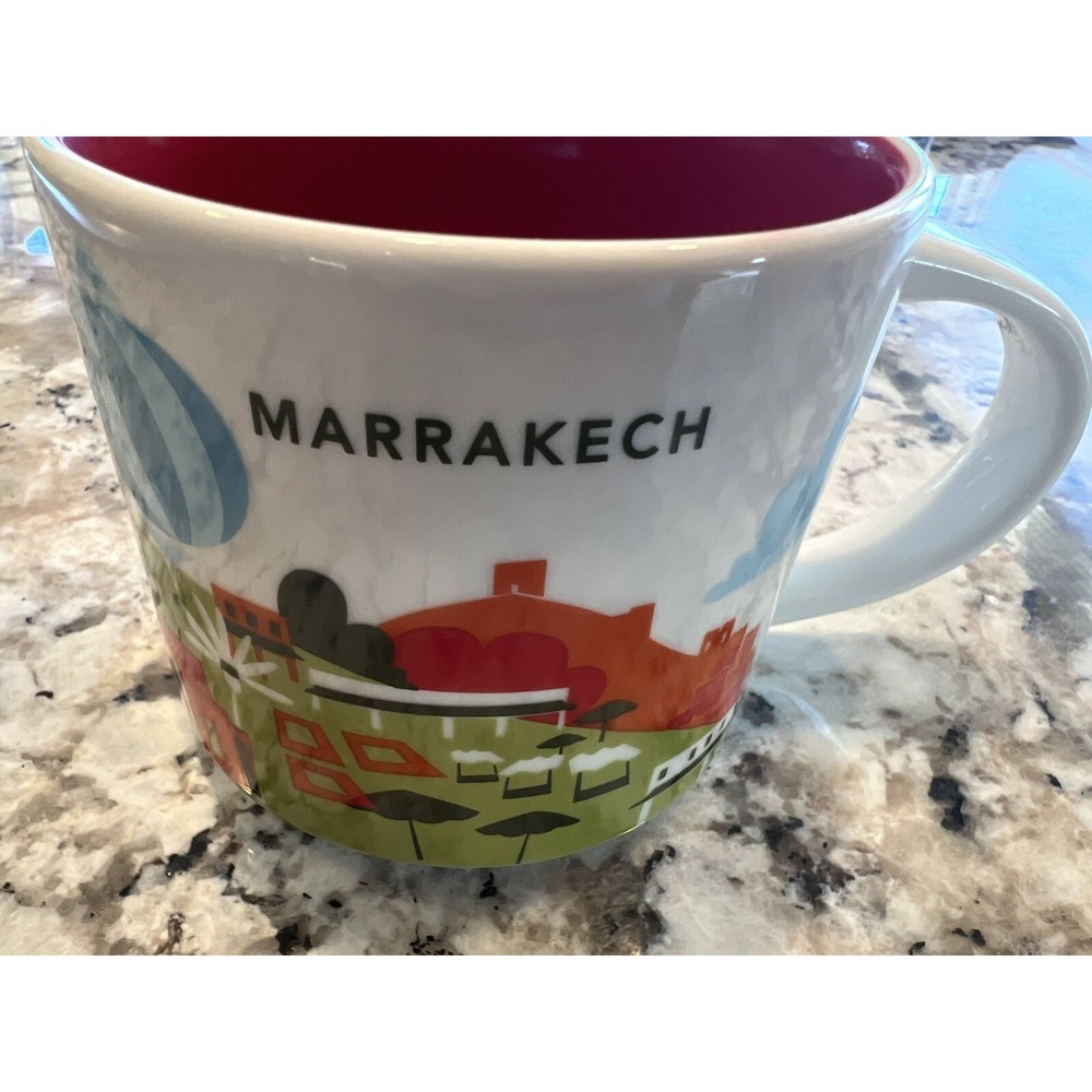 Starbucks Marrakech Mug You Are Here Collection Morocco Coffee Cup New 14 oz